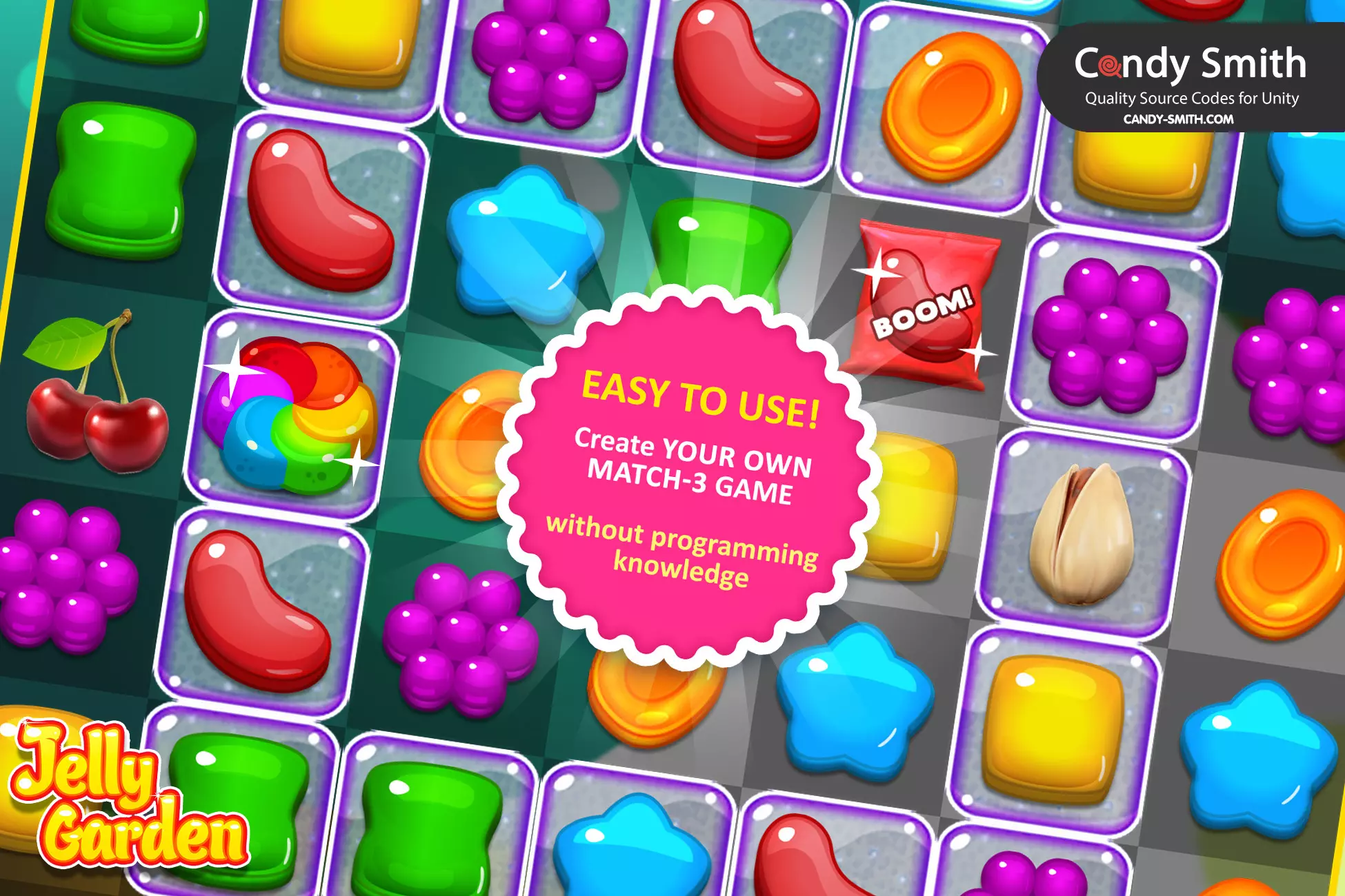 Match 3 Jelly Garden Kit